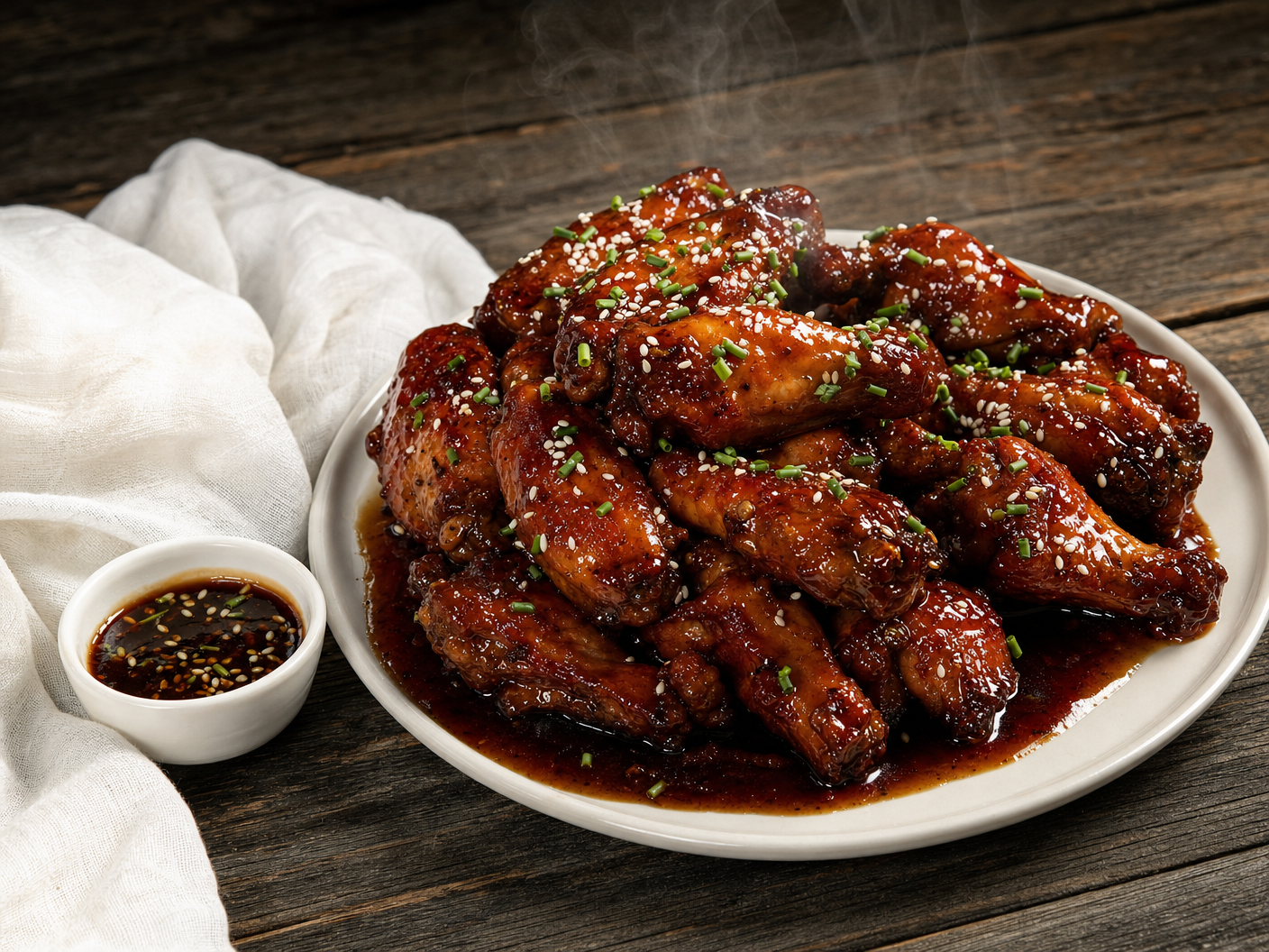 Sticky Coke Chicken Wings